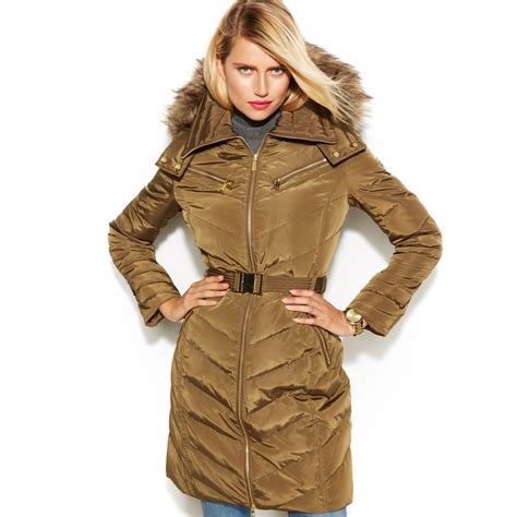 michael kors damen sportjack gold strass|michael kors puffer coat.